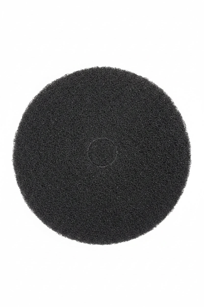 Floor maintenance pads 17” black 5pk