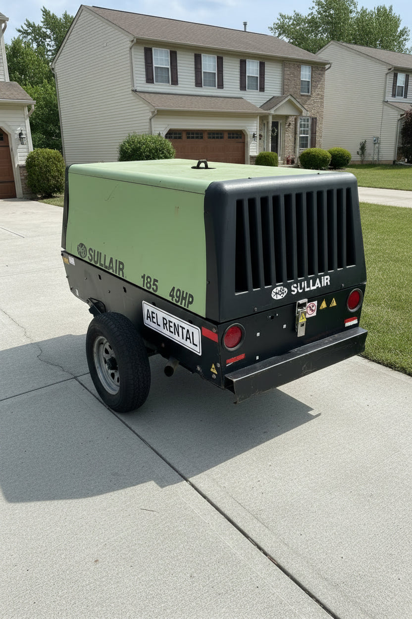 Sullair 185cfm air compressor